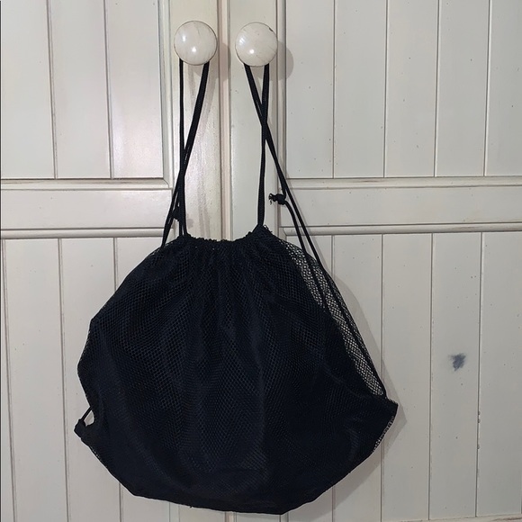 FREE W/ $10+ Purchase: Black Mesh Drawstring Bag - Picture 3 of 4